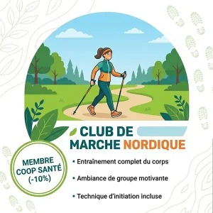 Né pour s'entraîner - Club de marche nordique